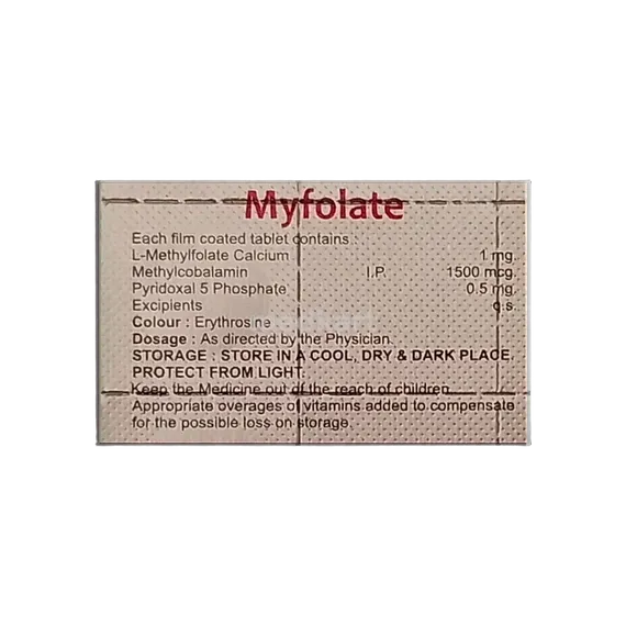 myfolate tablet 10's
